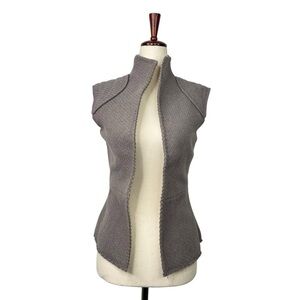 Star Wars Galaxys Edge Rey's Resistance Vest Womens XS Brown Wool Blend Disney